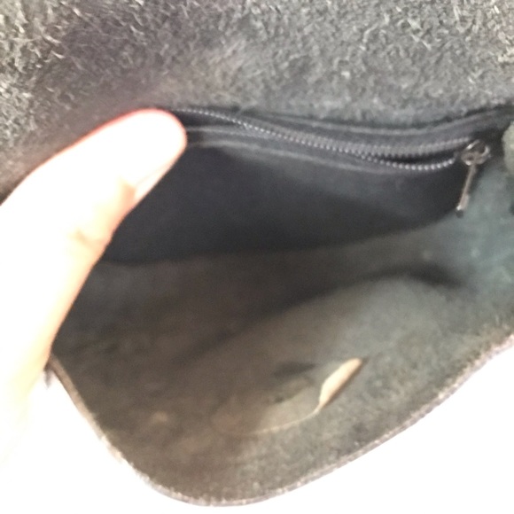 Style Florence Vintage Black Leather crossbody bag - Picture 6 of 8